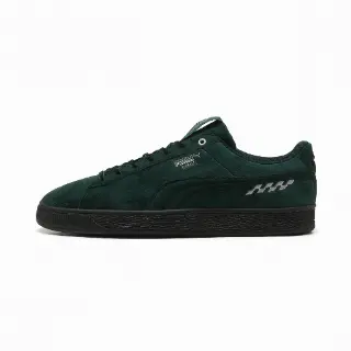 PUMA x ASTON MARTIN ARAMCO F1® TEAM Basket UK sneakers uniseks, Groen/Zilver