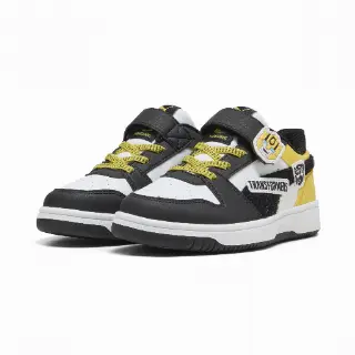 PUMA x TRANSFORMERS Rebound Slam lage sneakers, Zwart/Geel/Wit