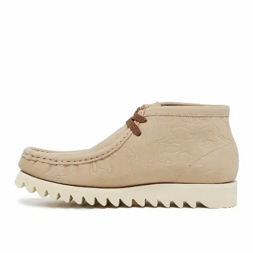 A Bathing Ape Manhunt #1 M1 Sneaker Men Beige 