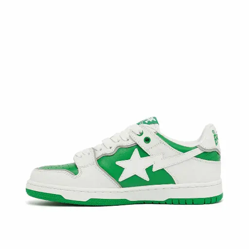 A Bathing Ape Wmns SK8 STA #1 L Sneaker Women Green 