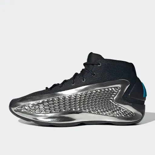 Adidas Anthony Edwards 1 Basketbalschoen Zilver