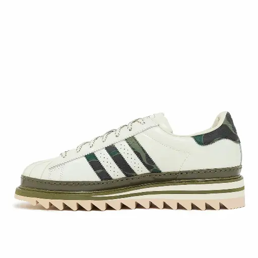 Adidas X Bape Clot Superstar By Edison Chen Sneaker Men Green 