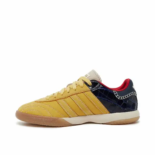 Adidas X Wales Bonner Wmns Samba Millennium "Fade Gold Navy Croc" Sneaker Women Yellow 