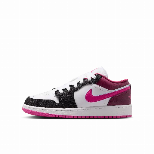 Air Jordan 1 Low SE kinderschoenen - Zwart