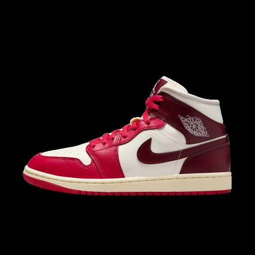 Air Jordan 1 Mid Damesschoenen - Wit