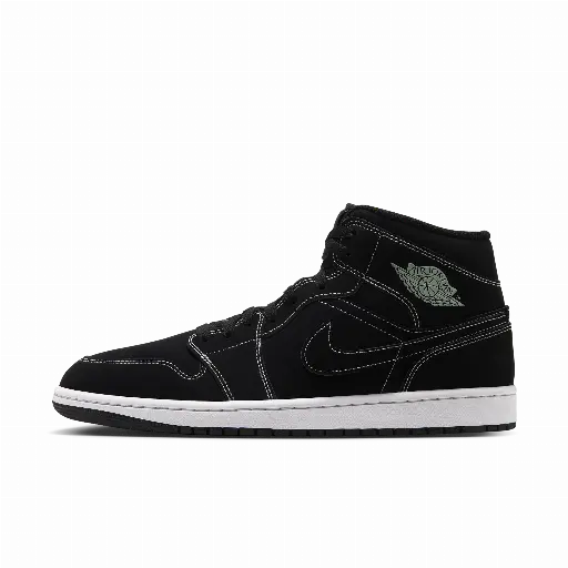 Air Jordan 1 Mid Herenschoenen - Zwart