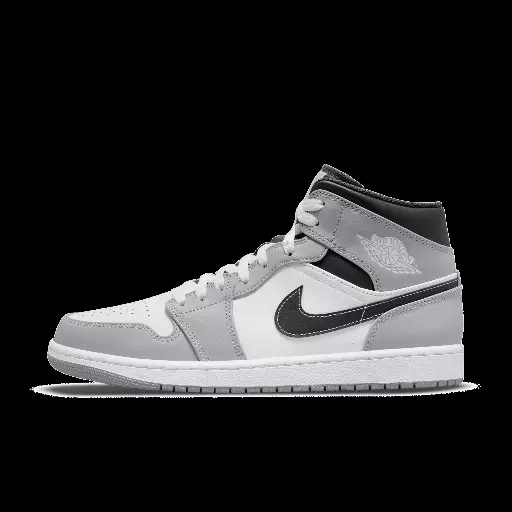 Air Jordan 1 Mid Schoenen - Grijs