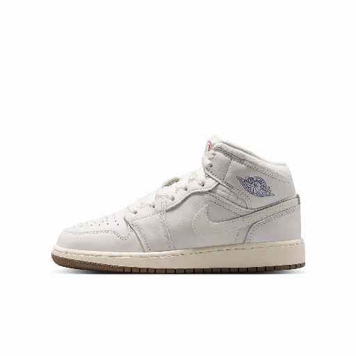 Air Jordan 1 Mid SE kinderschoenen - Grijs