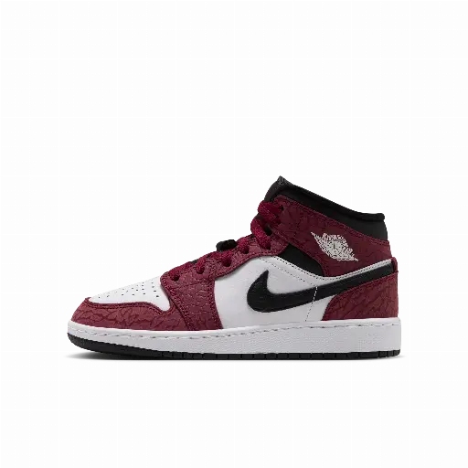 Air Jordan 1 Mid SE kinderschoenen - Rood