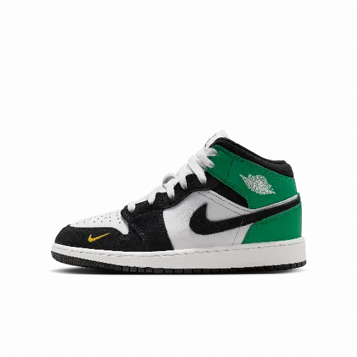 Air Jordan 1 Mid SE kinderschoenen - Wit