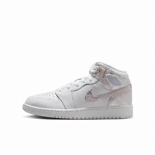 Air Jordan 1 Mid SE kinderschoenen - Wit