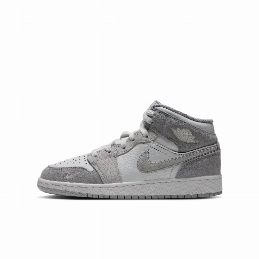 Air Jordan 1 Mid SE kinderschoenen - Wit