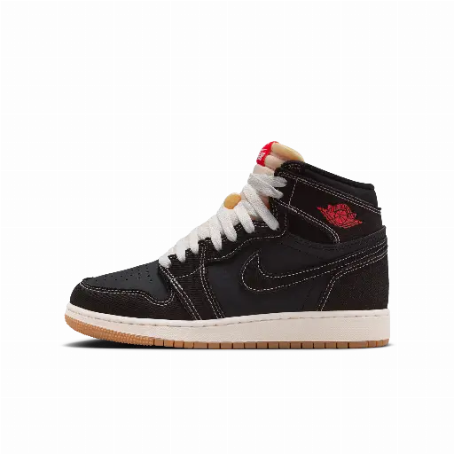 Air Jordan 1 Retro High OG kinderschoenen - Zwart