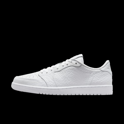 Air Jordan 1 Retro Low schoenen zonder Swoosh voor heren - Wit