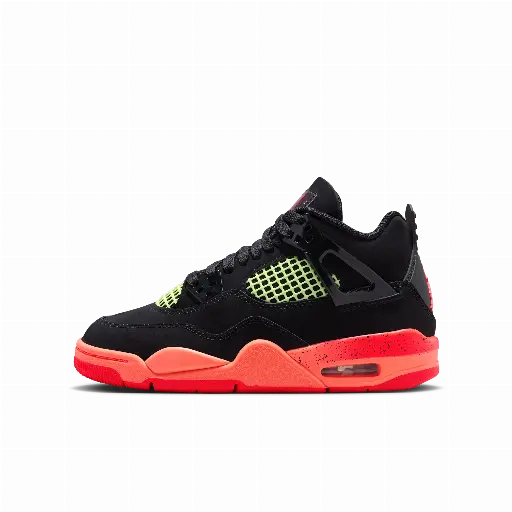 Air Jordan 4 Retro kinderschoenen - Zwart