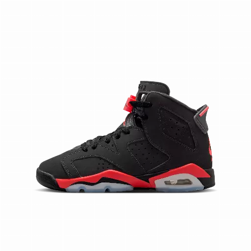 Air Jordan 6 Retro 'Infrared Salesman' kinderschoenen - Zwart