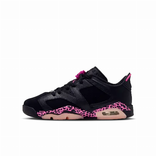 Air Jordan 6 Retro Low kinderschoen - Zwart