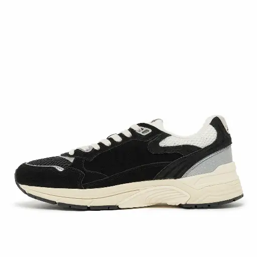 Autry Hyperway Low Suede Mesh Sneaker Men Black 