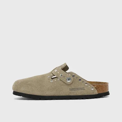 Birkenstock Boston Rivet LEVE (narrow) Low Shoe Women Grey 