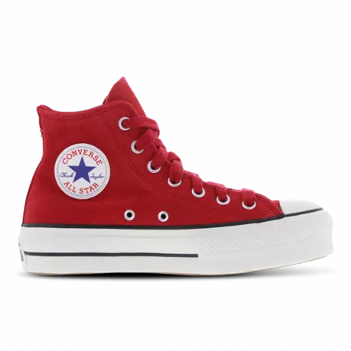Converse Ctas Lift Platform High Sneakers Dames - Rood