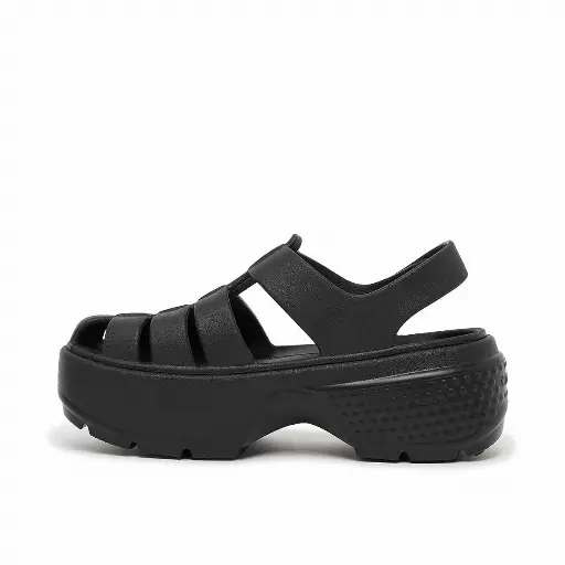 Crocs Stomp Fisherman Sandal Low Shoe Men Black 