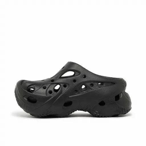Crocs Wmns Caged Clog Low Shoe Women Black 