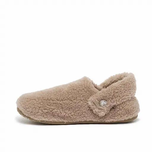 Crocs Wmns Classic Cozzzy Slipper Low Shoe Women Beige 