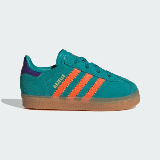 Adidas Gazelle Comfort Closure Elastic Laces Shoes Kids