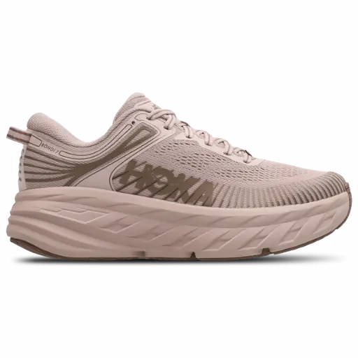 Hoka Bondi 7 Sneakers Dames - Beige