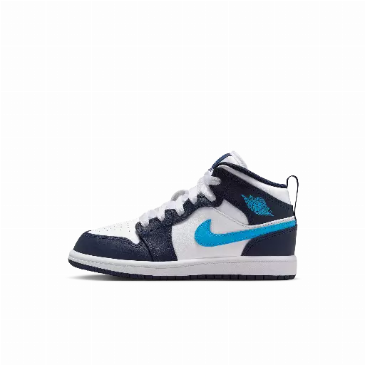 Jordan 1 Mid Kleuterschoenen - Blauw