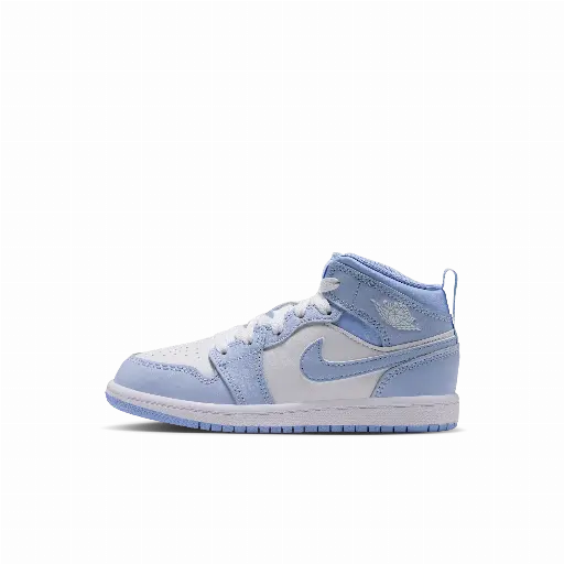 Jordan 1 Mid Kleuterschoenen - Blauw