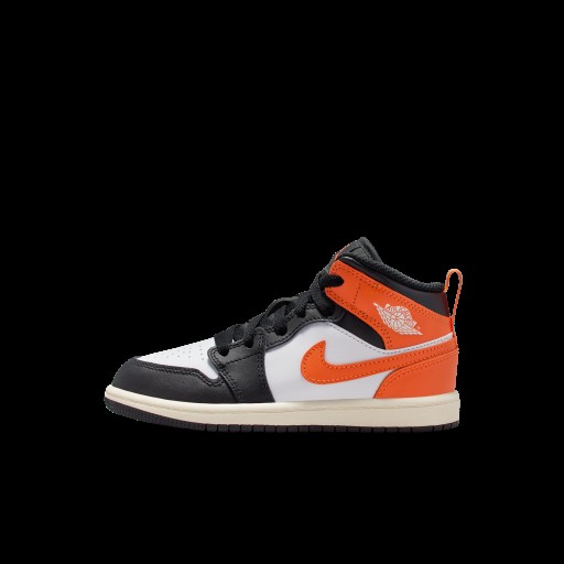 Jordan 1 Mid Kleuterschoenen - Oranje