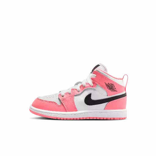 Jordan 1 Mid Kleuterschoenen - Roze