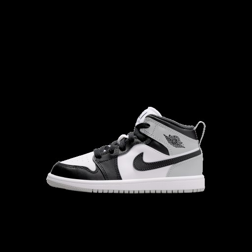 Jordan 1 Mid Kleuterschoenen - Wit