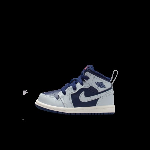 Jordan 1 Mid Schoenen voor baby's/peuters - Blauw