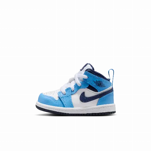 Jordan 1 Mid Schoenen voor baby's/peuters - Blauw