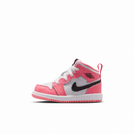 Jordan 1 Mid Schoenen voor baby's/peuters - Roze