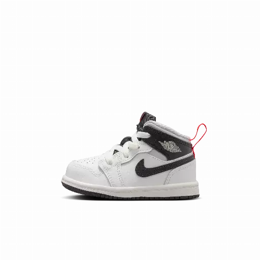 Jordan 1 Mid Schoenen voor baby's/peuters - Wit