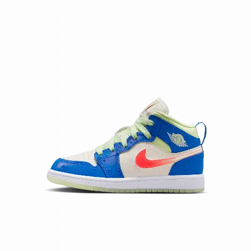 Jordan 1 Mid SE kleuterschoenen - Blauw