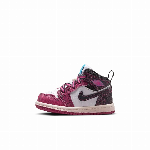 Jordan 1 Mid SE schoenen voor baby's/peuters - Paars