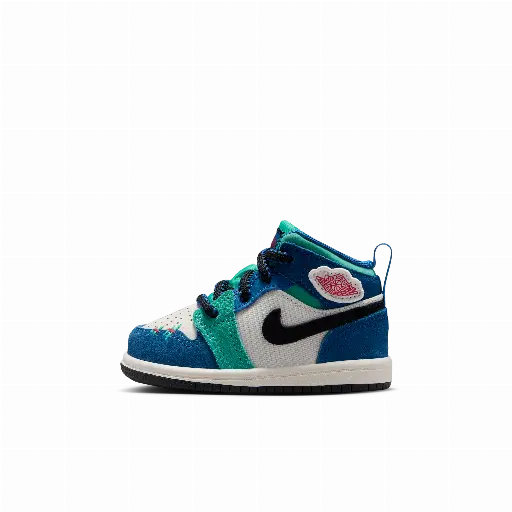 Jordan 1 Mid SE schoenen voor baby's/peuters - Wit