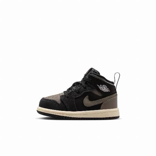 Jordan 1 Mid SE schoenen voor baby's/peuters - Zwart