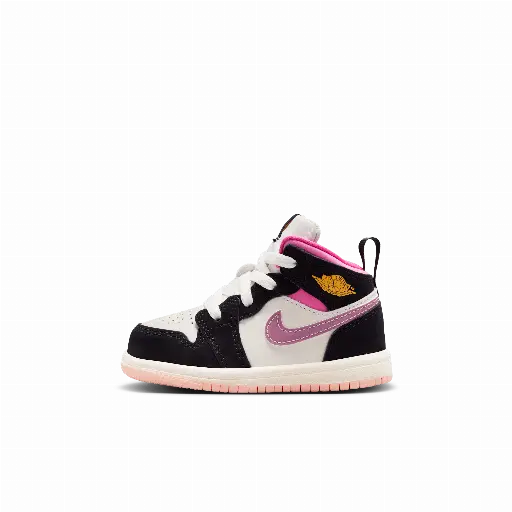 Jordan 1 Mid SE schoenen voor baby's/peuters - Zwart