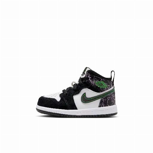 Jordan 1 Mid SE schoenen voor baby's/peuters - Zwart