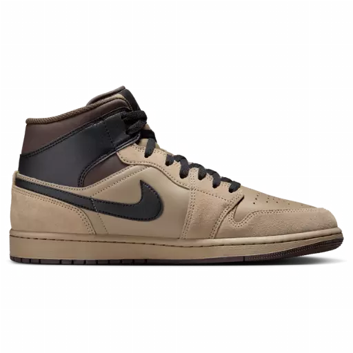 Jordan 1 Mid Sneakers Heren - Bruin