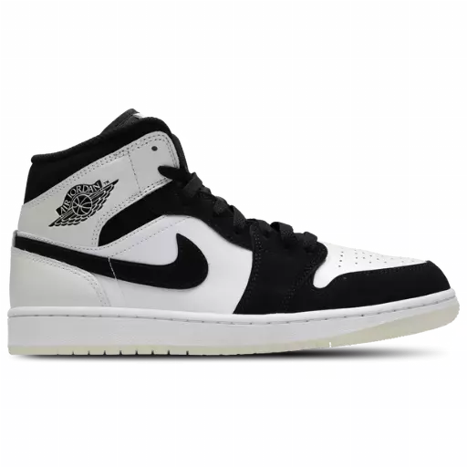 Jordan 1 Mid Sneakers Heren - Wit