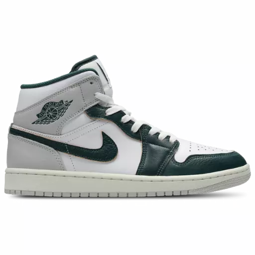 Jordan 1 Mid Sneakers Heren - Wit