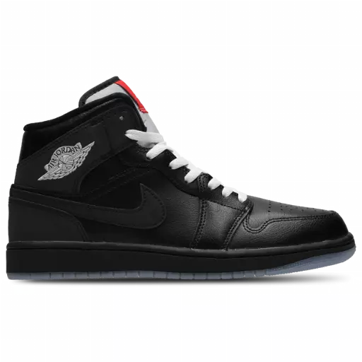 Jordan 1 Mid Sneakers Heren - Zwart