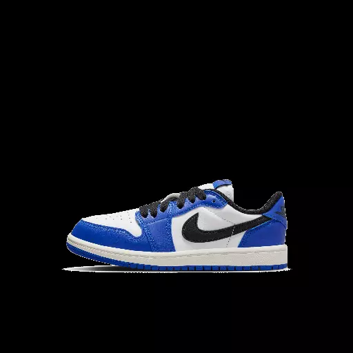 Jordan 1 Retro Low 'Game Royal' kleuterschoenen - Wit