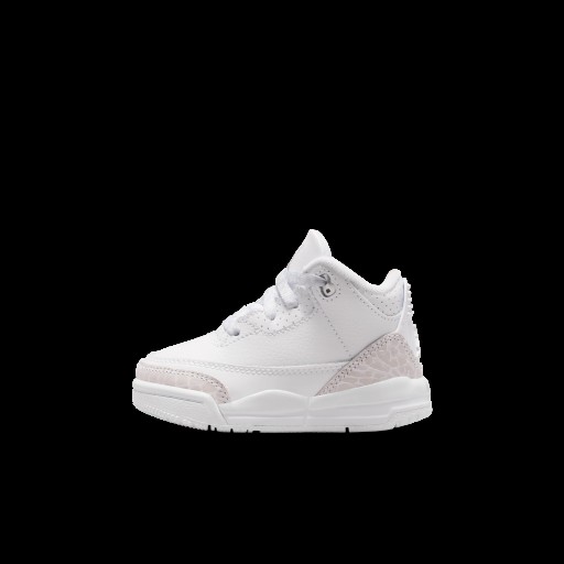 Jordan 3 Retro 'Pure Money' schoenen voor baby's/peuters - Wit
